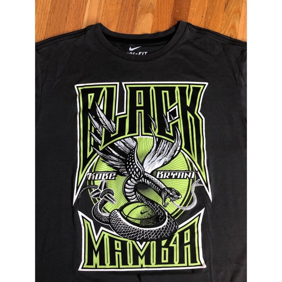Nike Other - Kobe Bryant Black Mamba Nike Dri-Fit T-Shirt Sz L